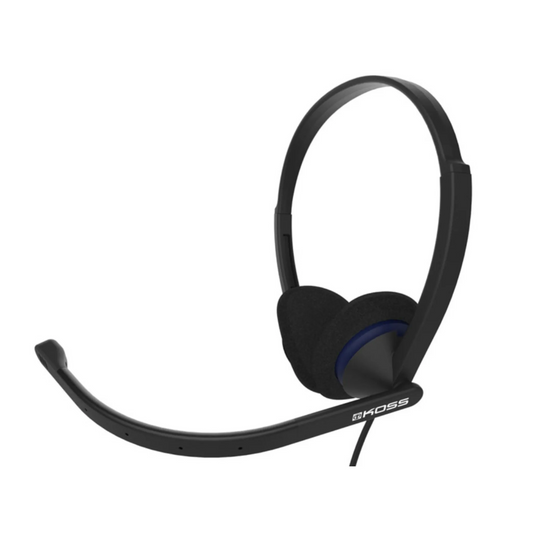 KOSS CS200 USB Wired on-ear headphones with microphone