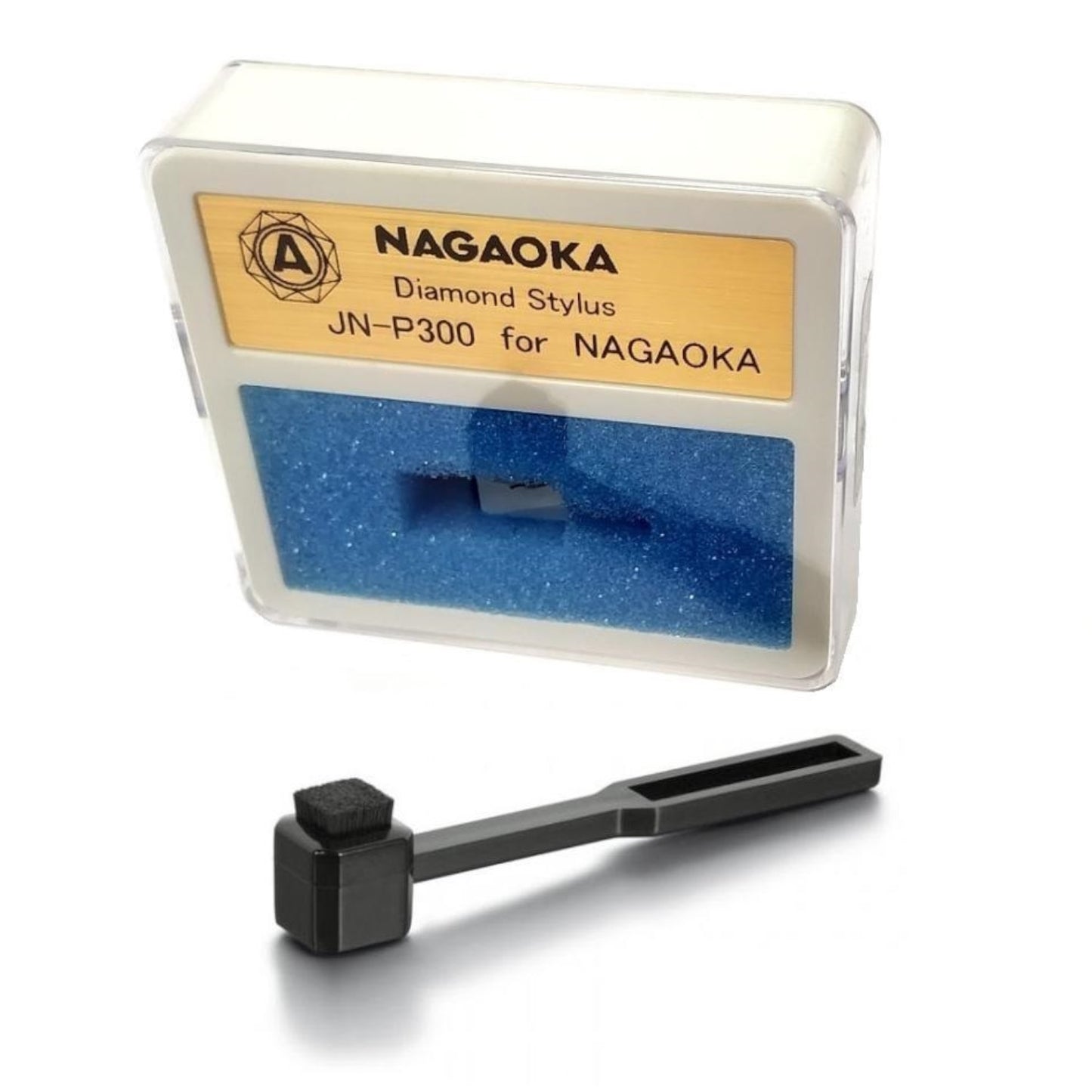 Nagaoka JN-P300 Replacement Stylus with Carbon Fiber Stylus Brush