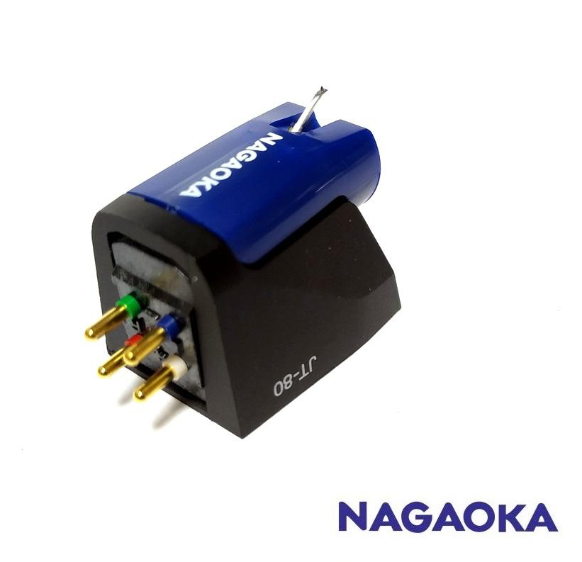 Nagaoka JT-80LB Turntable Cartridge with Nagaoka AM-801 stylus cleaner