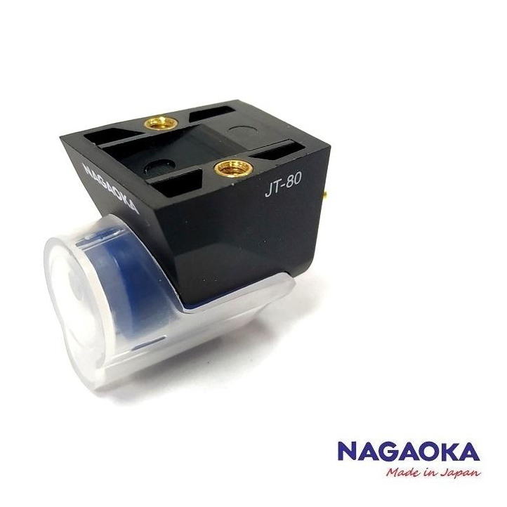 Nagaoka JT-80LB Turntable Cartridge with Nagaoka AM-801 stylus cleaner