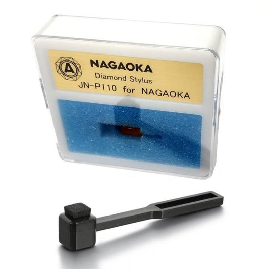 Nagaoka JN-P110 Replacement Stylus with Carbon Fiber Stylus Brush