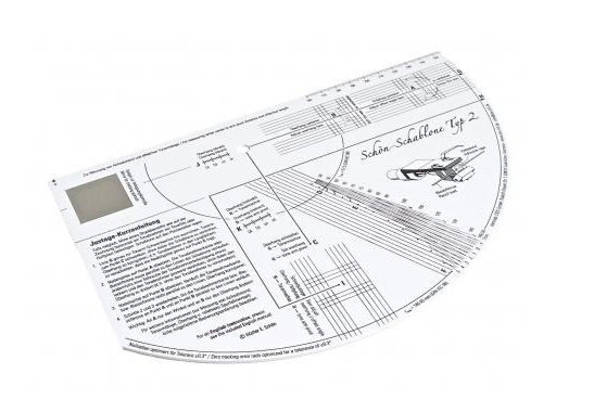 Tonar Proffesional Turntable Alignment Protractor