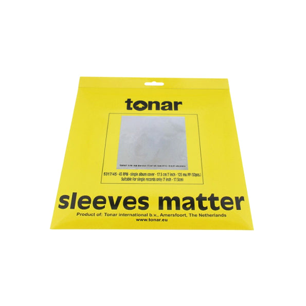 Tonar Nostatic 7" Sleeves Matter for vinyl care