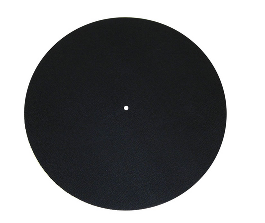 Tonar Black Leather Mat for turntables