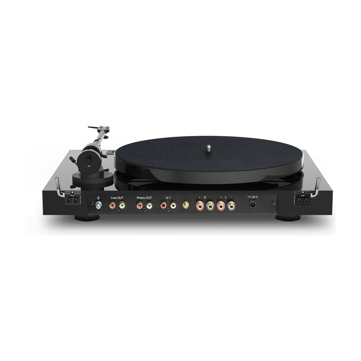 Pro-Ject Juke Box E1 All-in-One Turntable System with Ortofon OM5e High Gloss Black