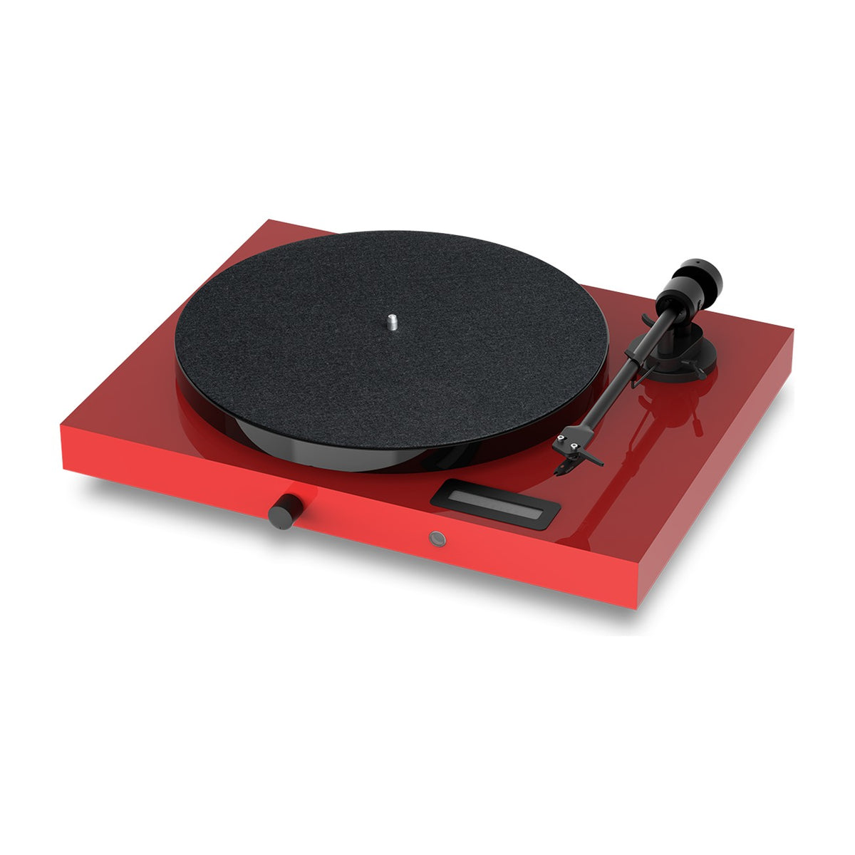 Pro-Ject Juke Box E1 All-in-One Turntable System with Ortofon OM5e High Gloss Red