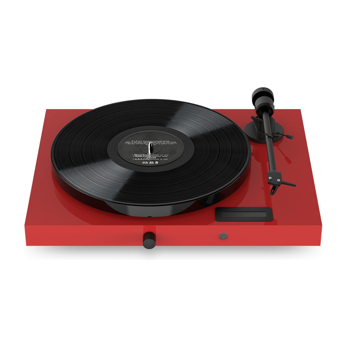 Pro-Ject Juke Box E1 All-in-One Turntable System with Ortofon OM5e High Gloss Red