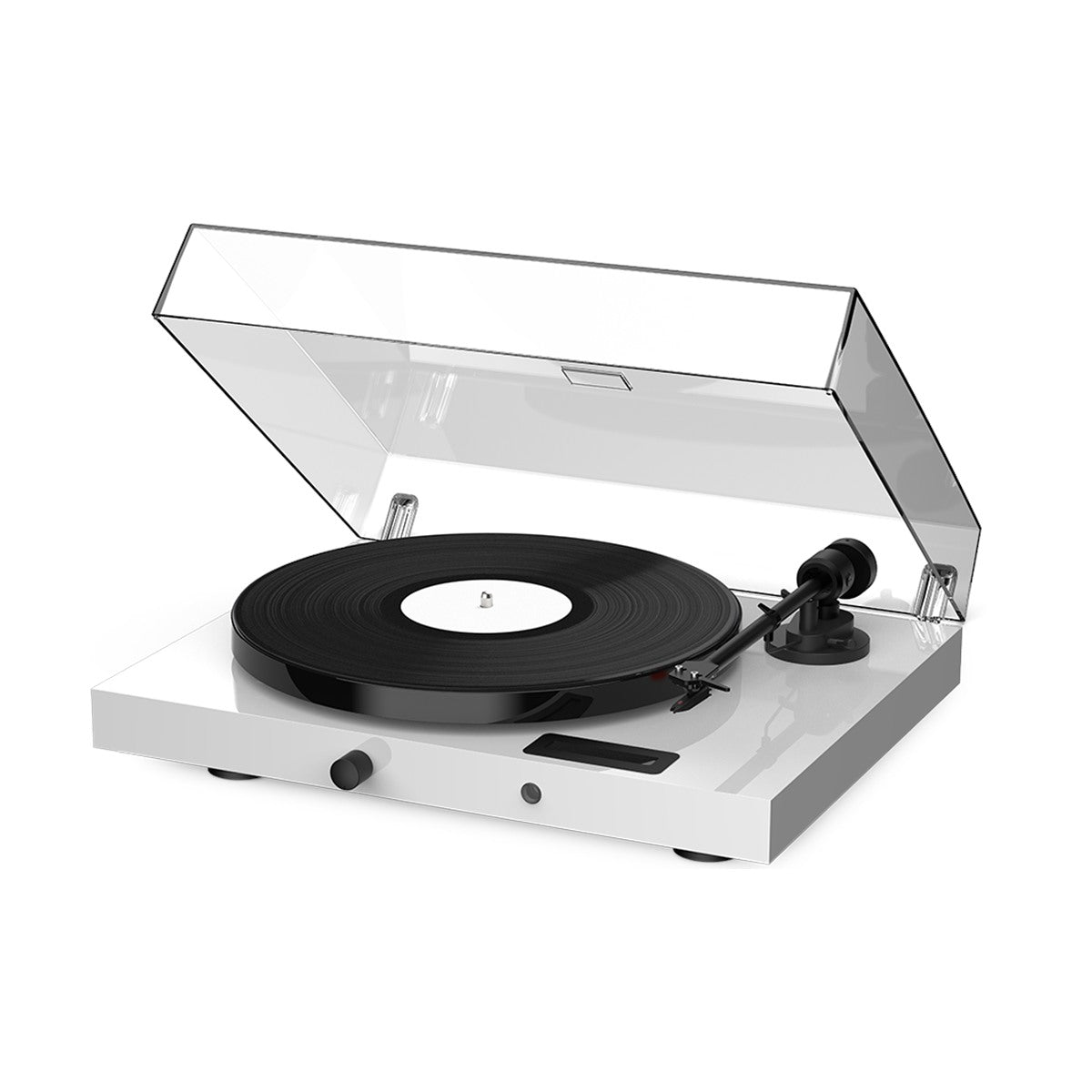 Pro-Ject Juke Box E1 All-in-One Turntable System with Ortofon OM5e High Gloss White