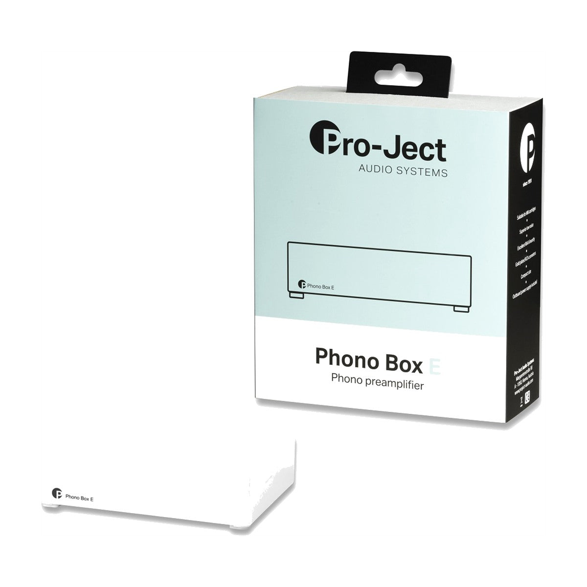 Pro-Ject Phono Box E MM Phono Preamplifier White