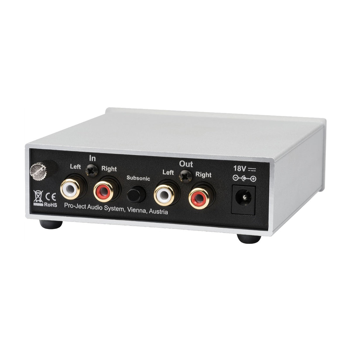 Pro-Ject Phono Box S2 MM/MC Phono Preamplifier Silver