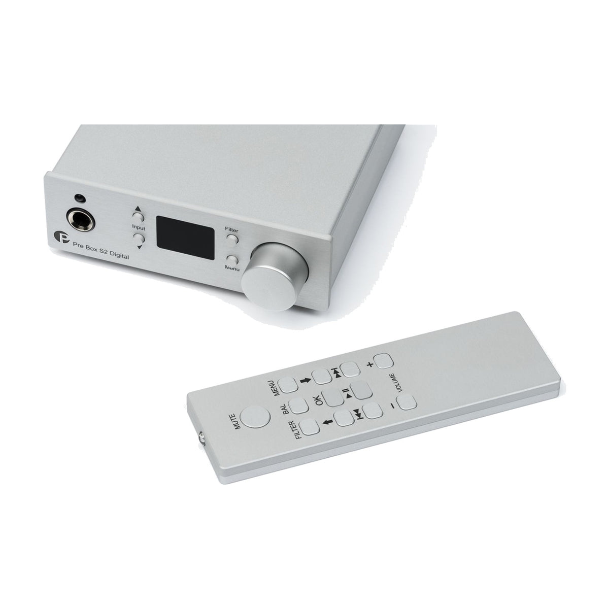 Pro-Ject Pre Box S2 Digital DAC & Preamplifier Silver