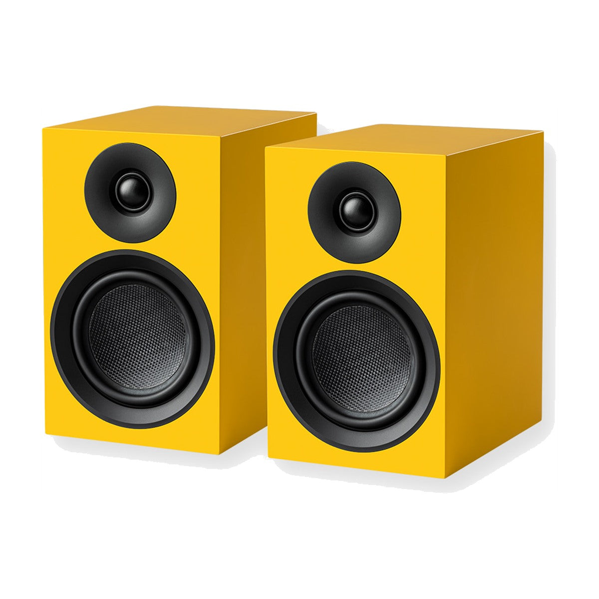 Pro-Ject Speaker Box 5 E Carbon Bookshelf Speakers Satin Golden Yellow (1 Pair)