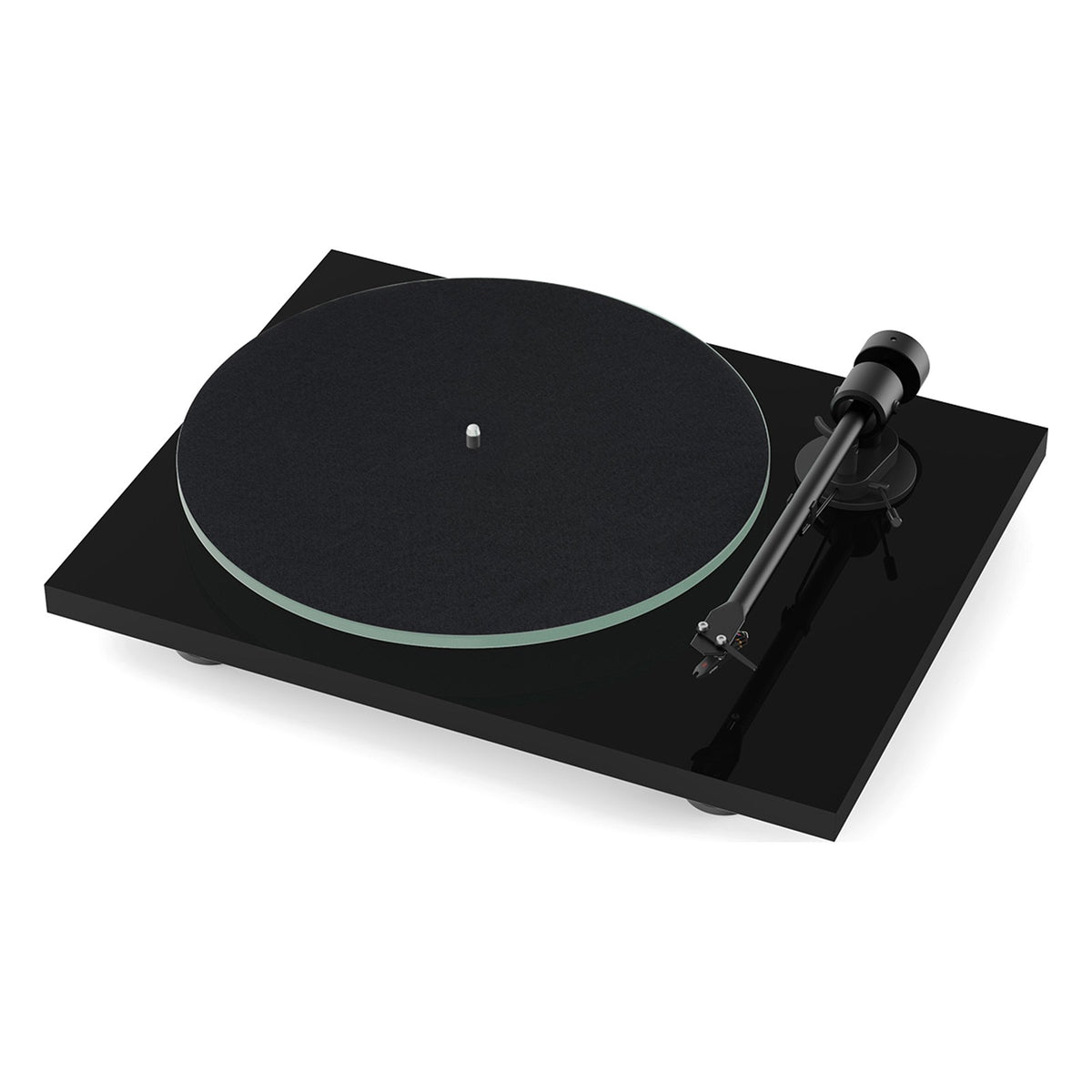 Pro-Ject T1 EVO BT Turntable with Bluetooth and Ortofon OM10 Piano Black