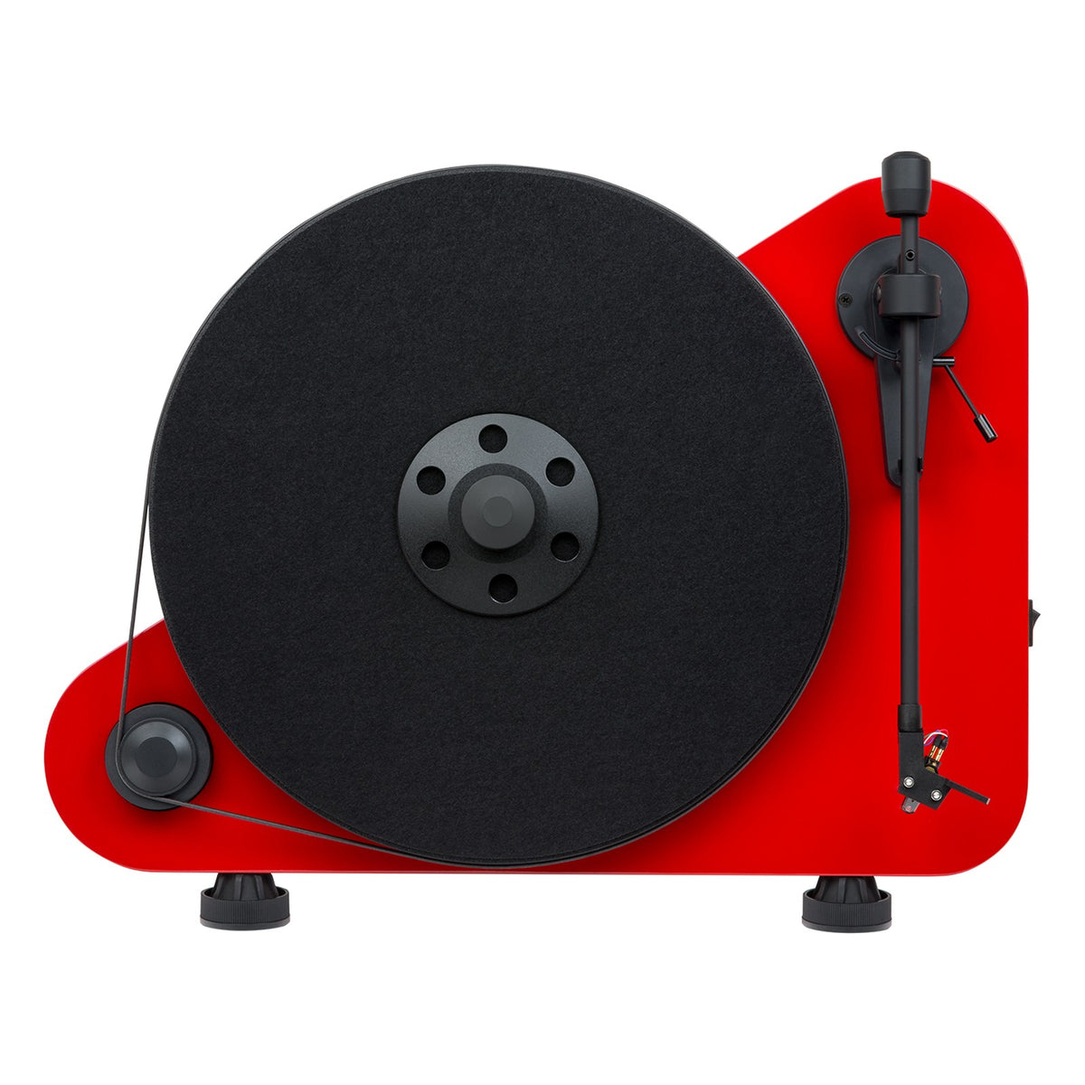 Pro-Ject VT-E R Vertical Turntable with Ortofon OM5e Red