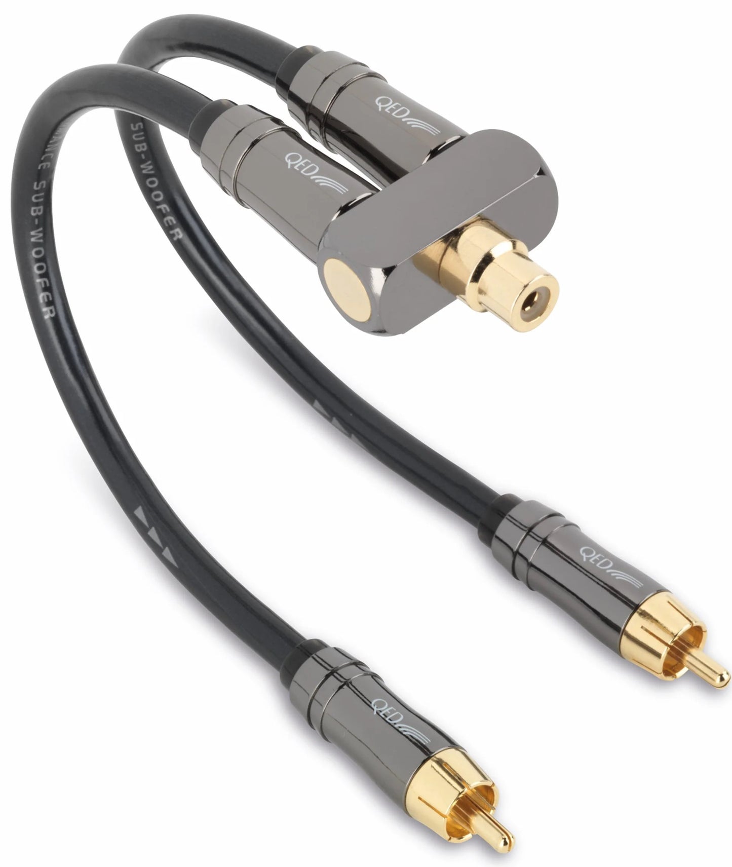 QED Performance Y-SW RCA Adaptor for subwoofer