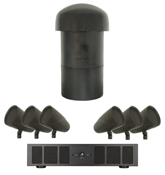 Sonance 6.1 Garden sound system with amplifier