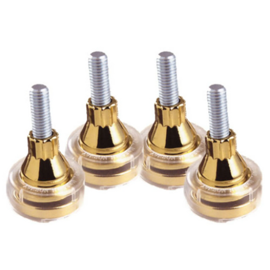 Soundcare SuperSpike M8 Gold (4pcs set) - isolation feet for loudspeakers