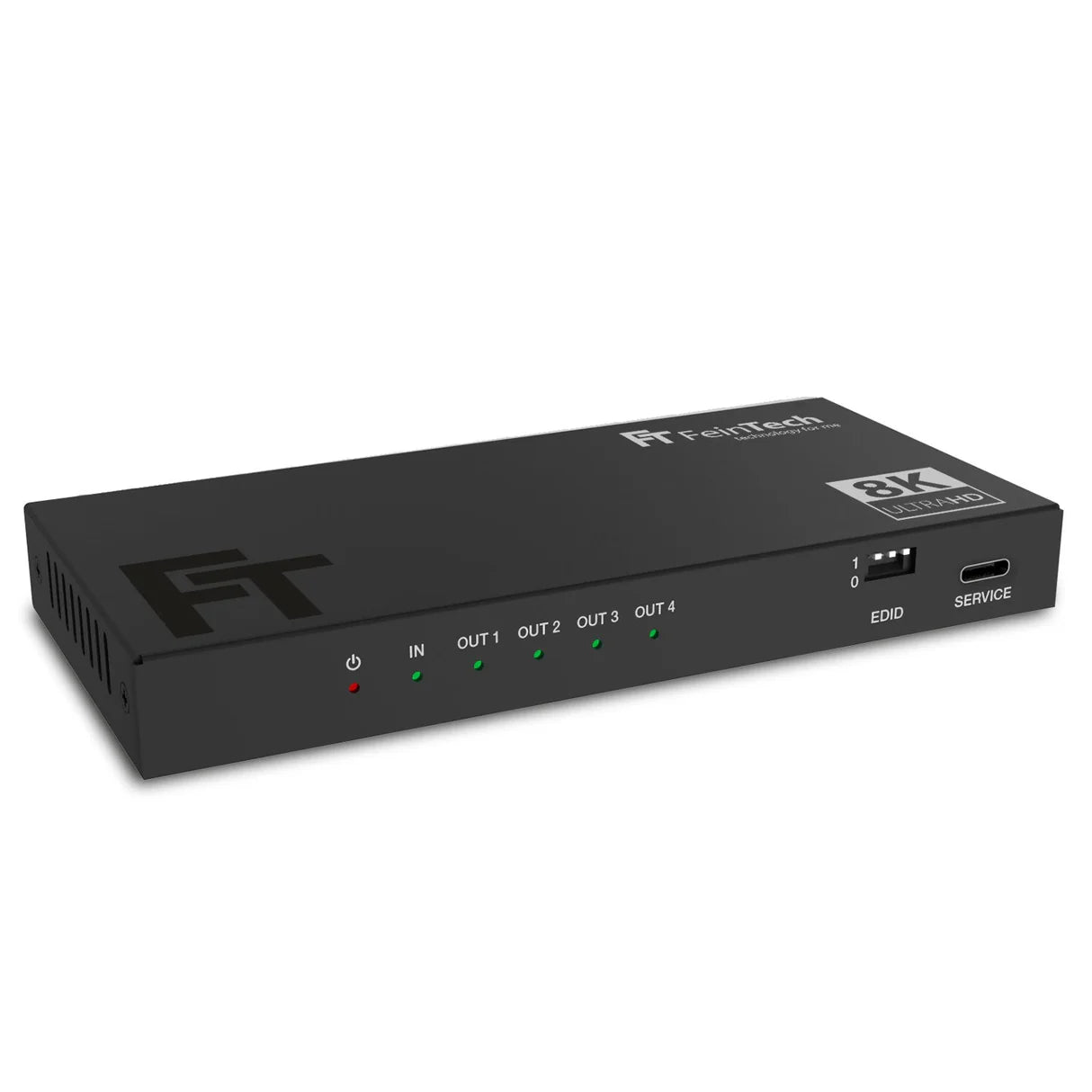 FeinTech HDMI 2.1 Splitter 1 In 4 Out | 4K 120Hz | Downscaler