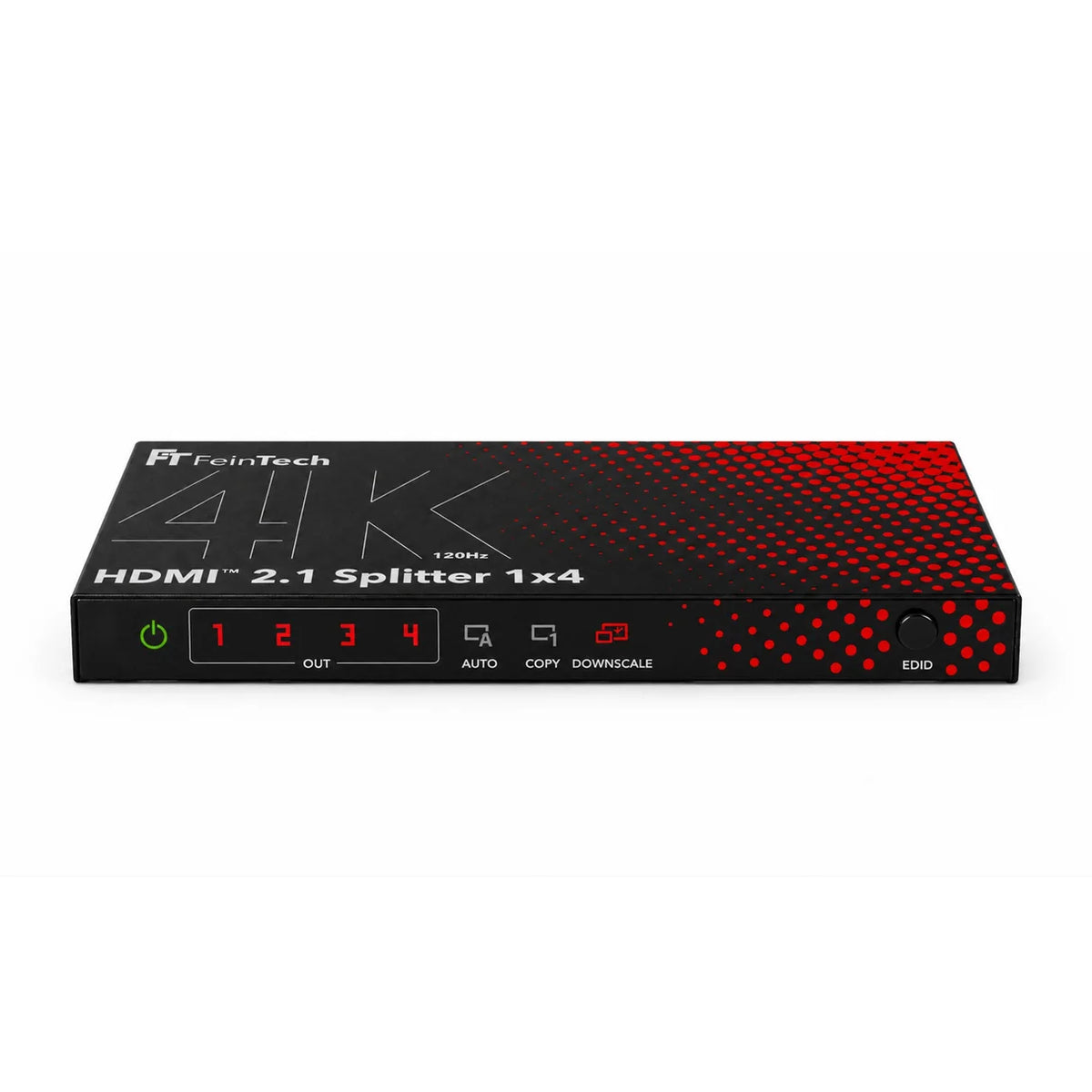 FeinTech SP411 HDMI 2.1 Splitter 1 In 4 Out | 4K 120Hz | Downscaler