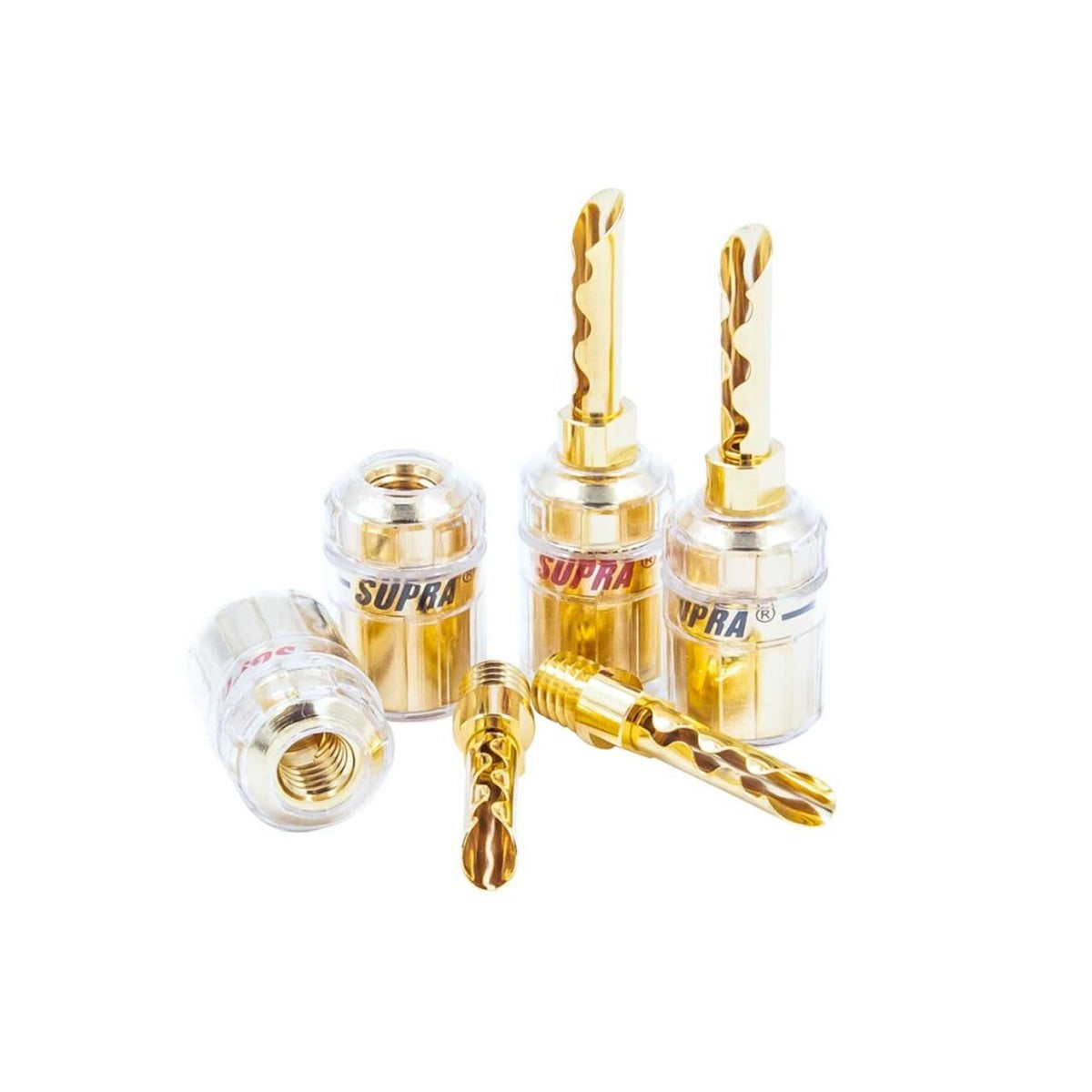Supra Combicon Banana Red/Blk Connectors 2 pairs (Good)