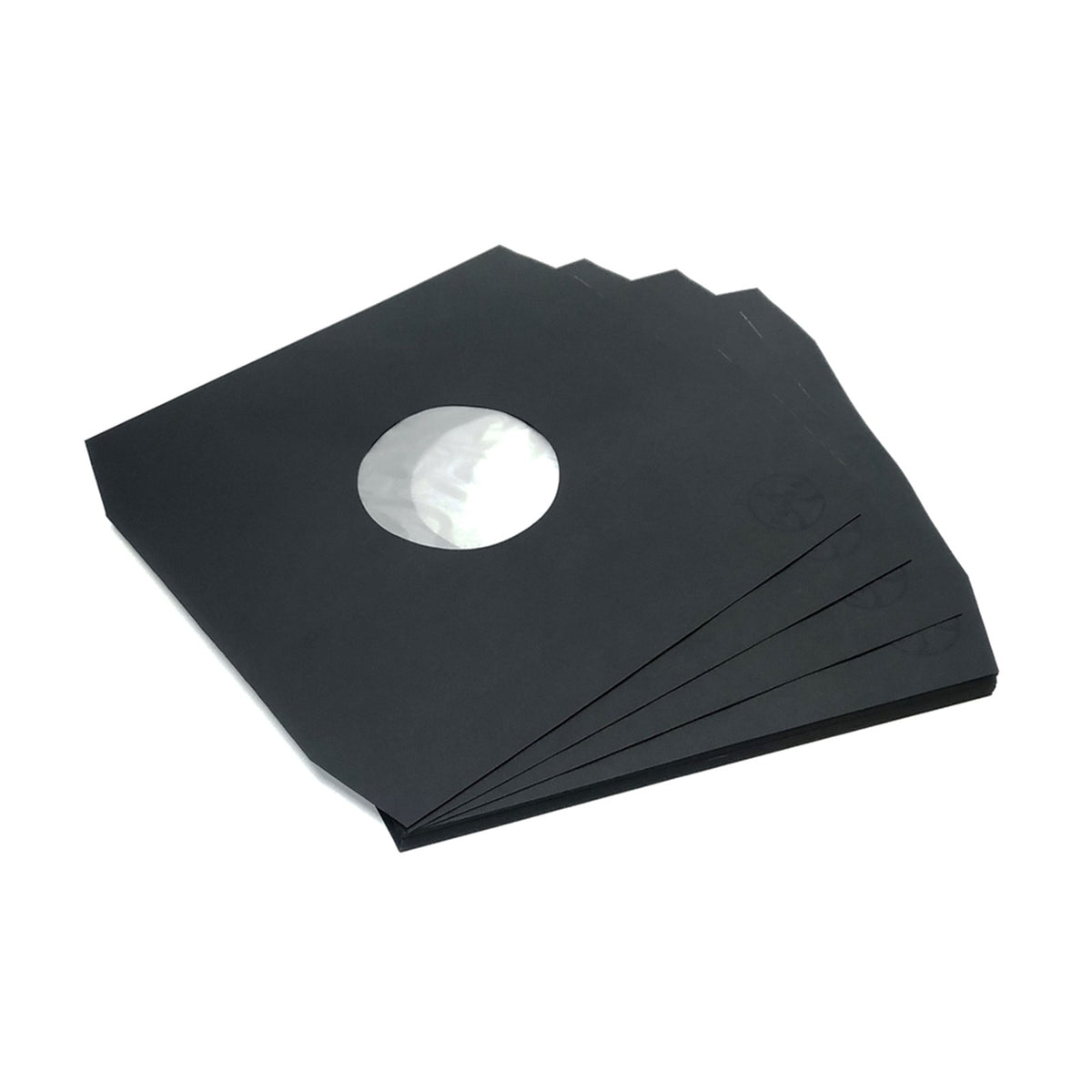 TESLA 12" LP Inner Sleeves Black 80g Angled (10 pcs)