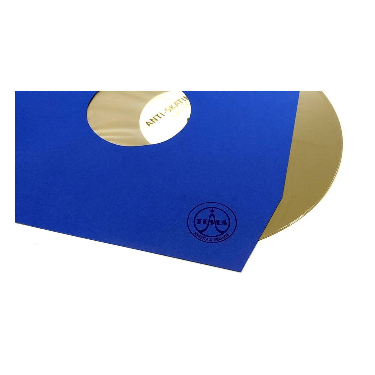 TESLA 12" LP Inner Sleeves Blue 80g Angled (10 pcs)