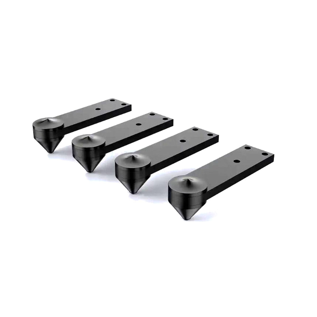 TESLA Anti-Vibration Speaker Outrigger Set Black (Set of 4)