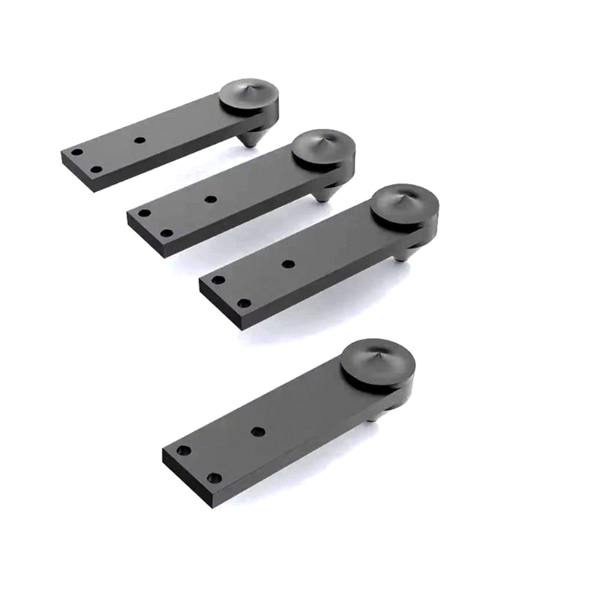 TESLA Anti-Vibration Speaker Outrigger Set Black (Set of 4)