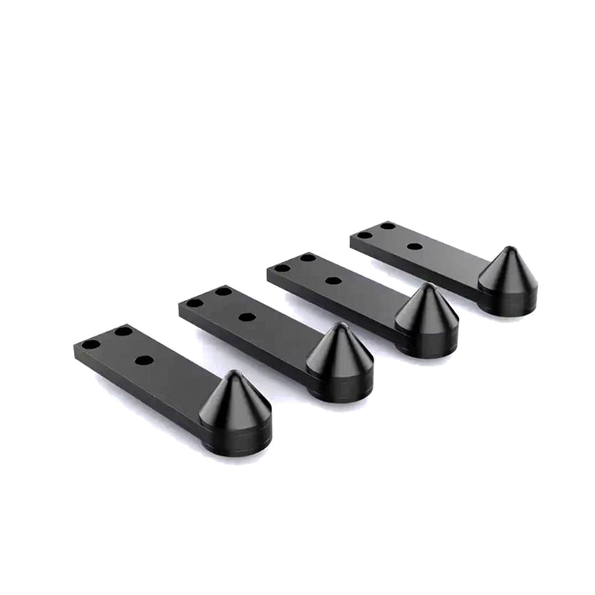 TESLA Anti-Vibration Speaker Outrigger Set Black (Set of 4)
