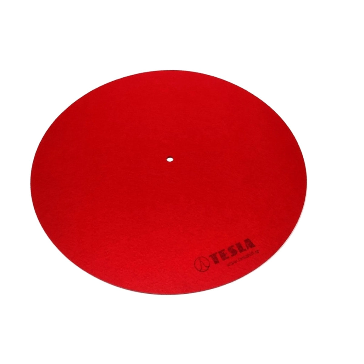TESLA Antistatic Felt Slipmat Red