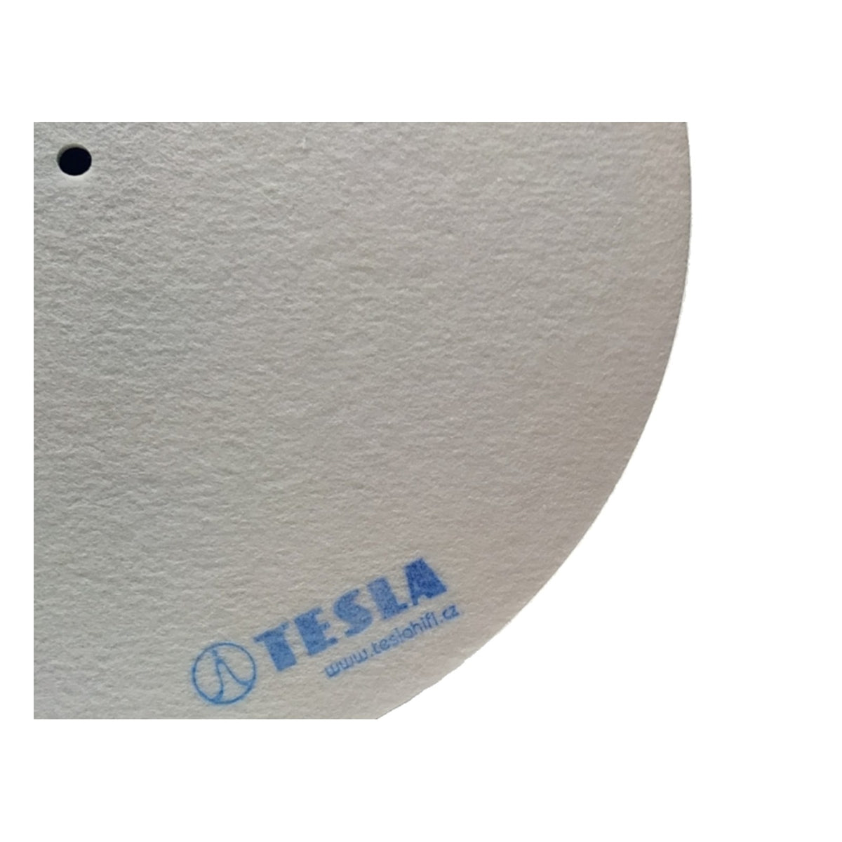TESLA Antistatic Felt Slipmat White