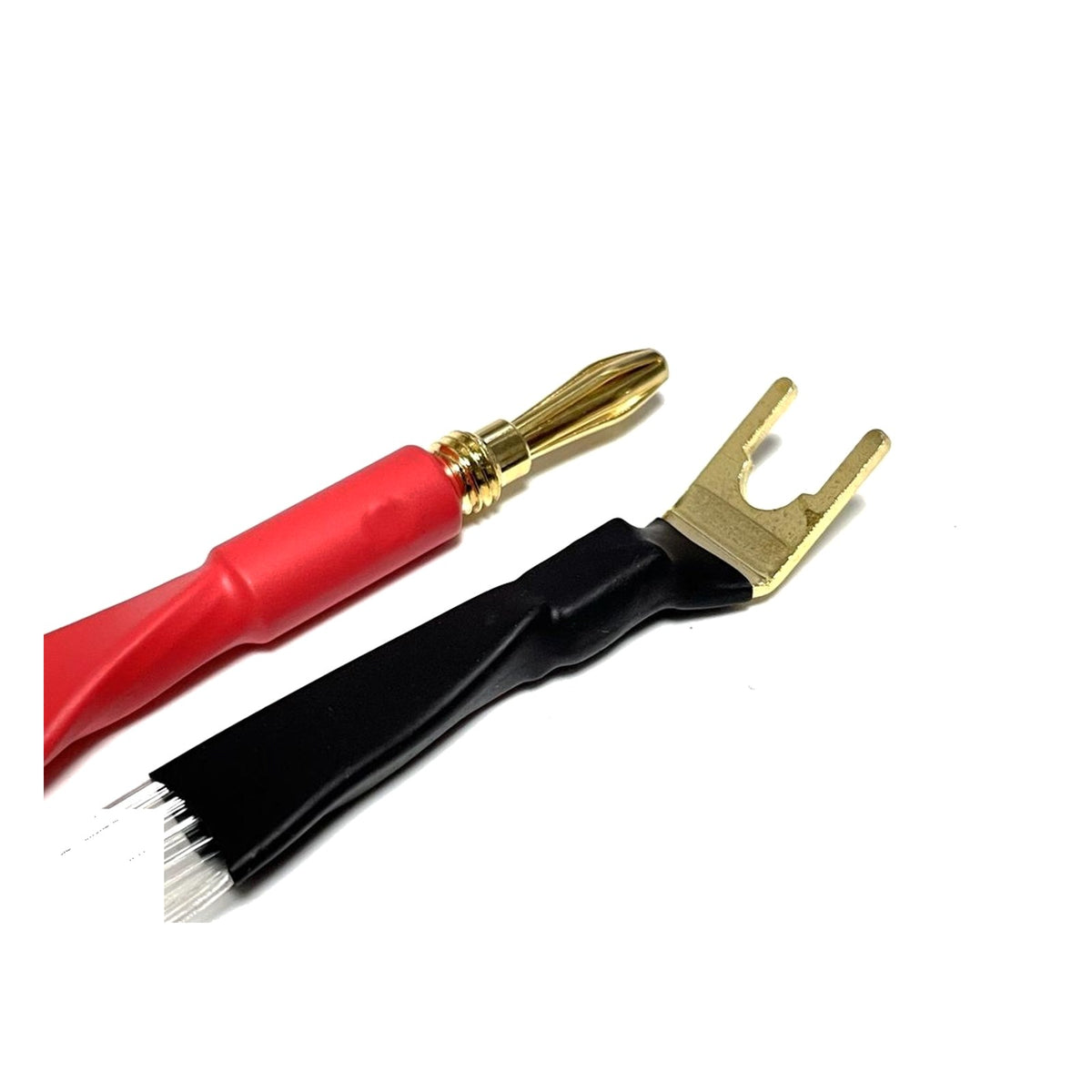 TESLA Bi-Wire Jumpers Silver Banana-Spade (Set of 4)