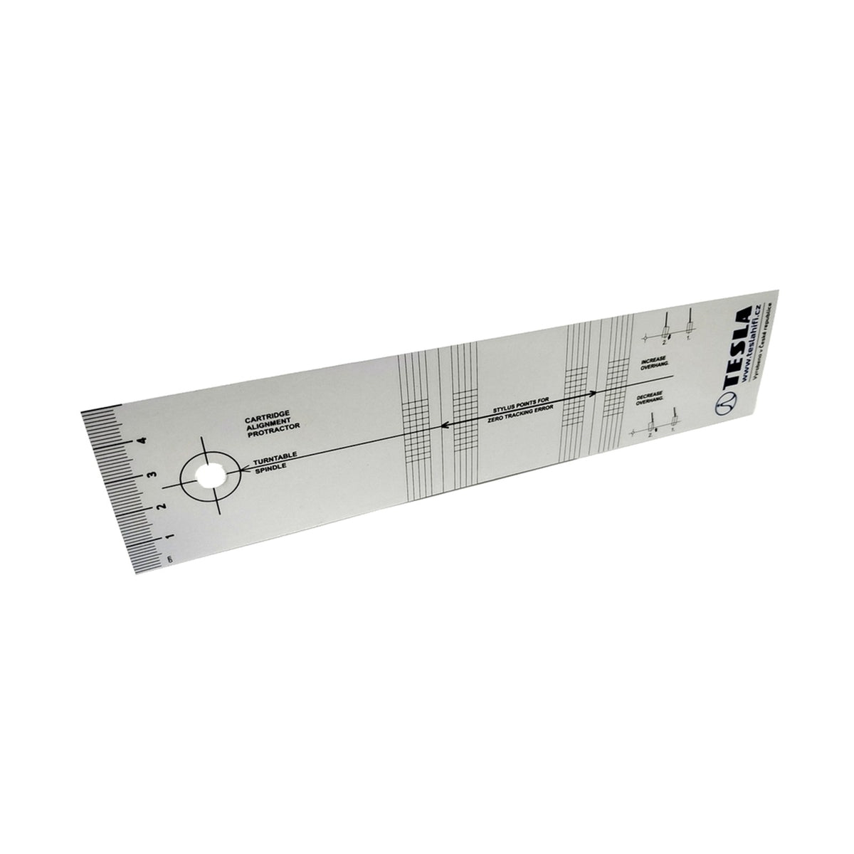 TESLA Cartridge and VTA Alignment Protractor 2in1