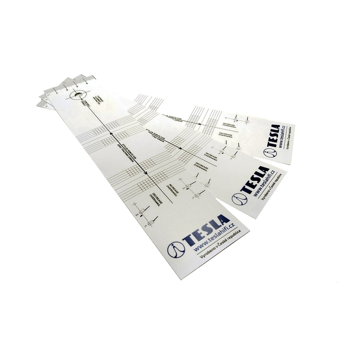 TESLA Cartridge and VTA Alignment Protractor 2in1