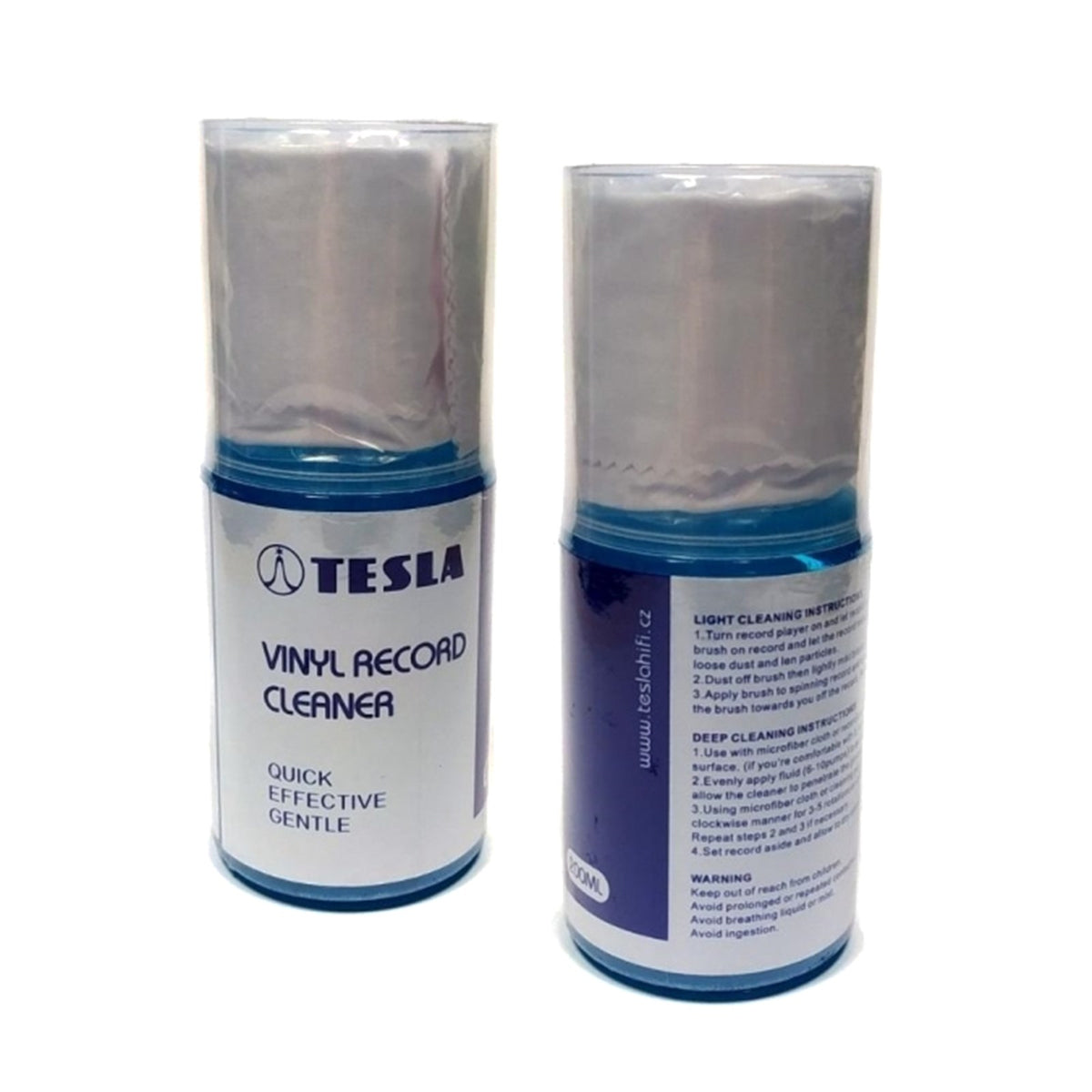 TESLA Record Cleaning Fluid 200 ml with Microfiber Cloth
