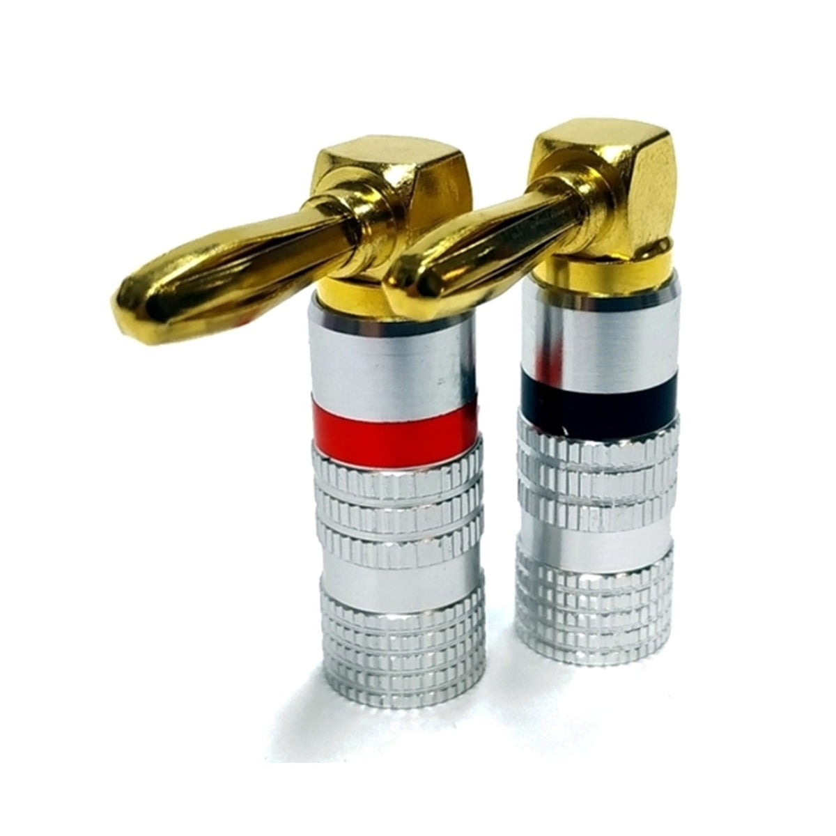 TESLA Speaker Banana Plugs Angled (1 Pair)