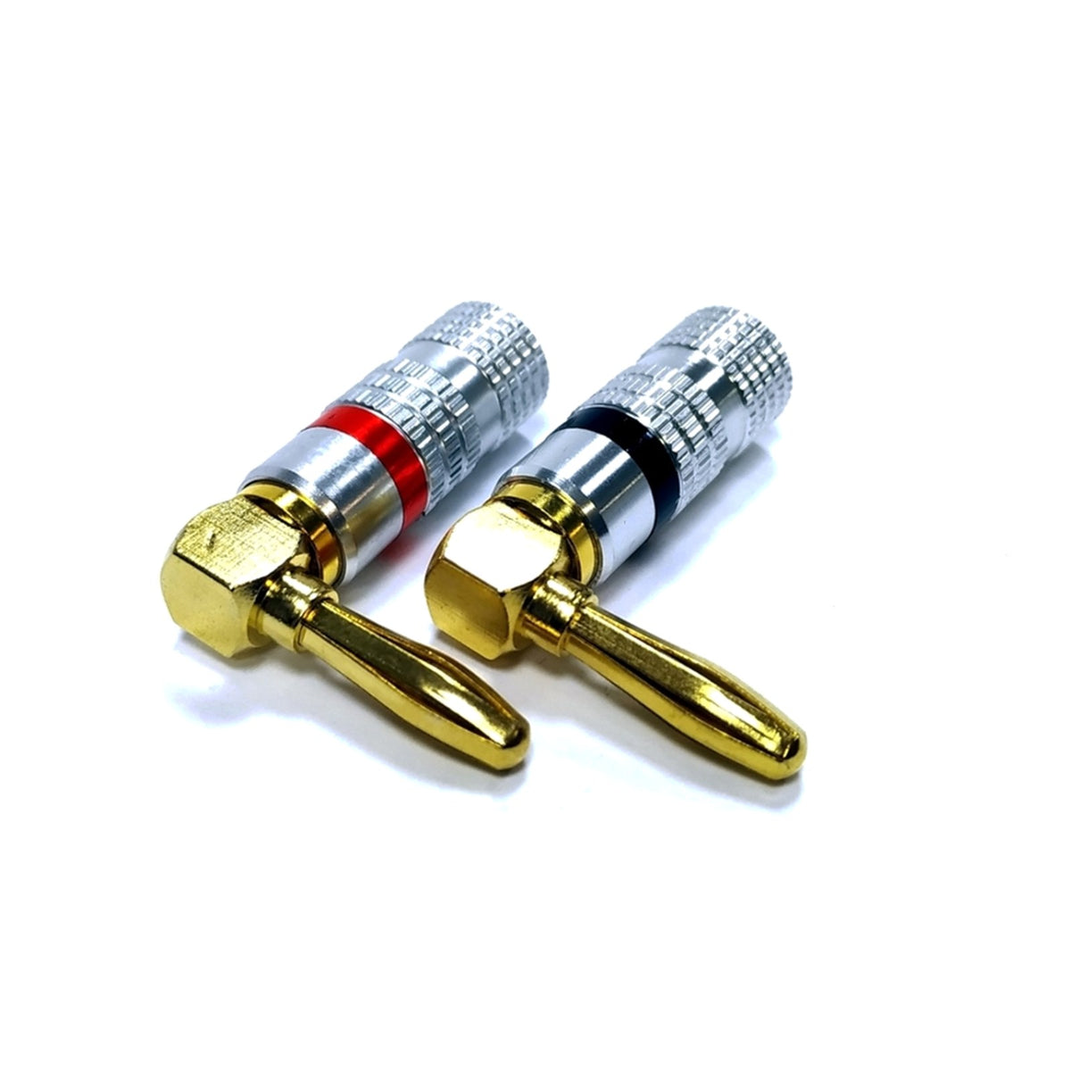 TESLA Speaker Banana Plugs Angled (1 Pair)