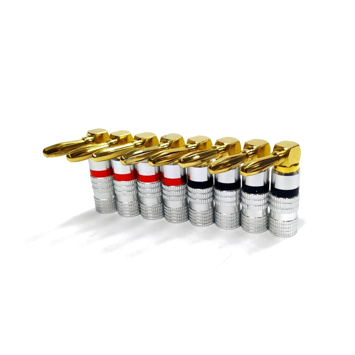 TESLA Speaker Banana Plugs Angled (1 Pair)