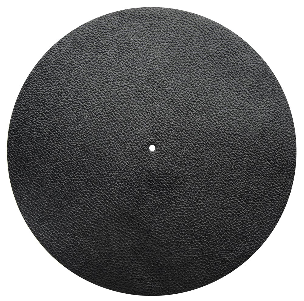 Audio Anatomy Leather Slipmat Black - detail