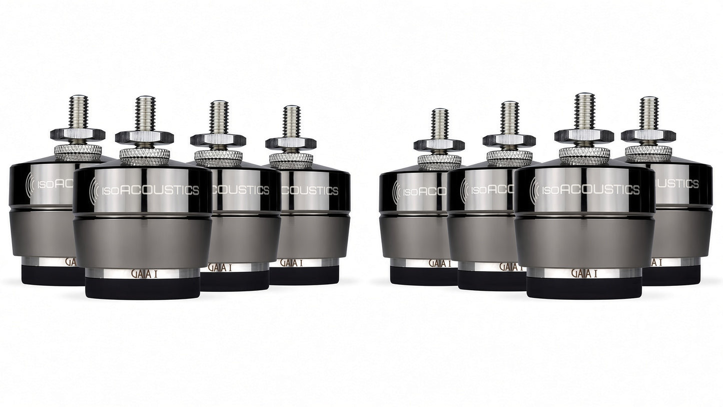 IsoAcoustics GAIA I speaker isolation feets (2 Sets = 8 pcs)