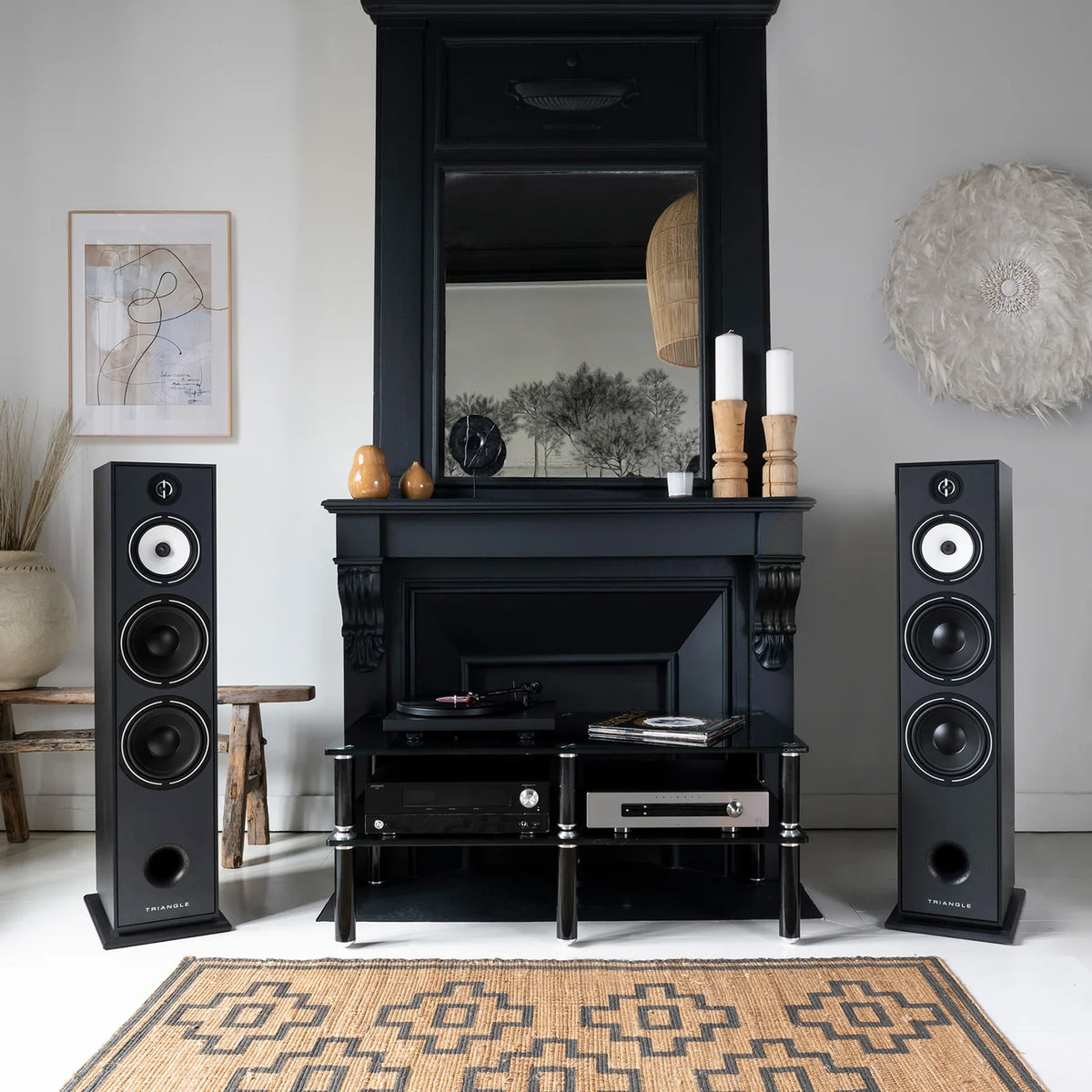 Triangle Borea - BR10 Hi-Fi Floorstanding Speakers Black Ash (1 pair)