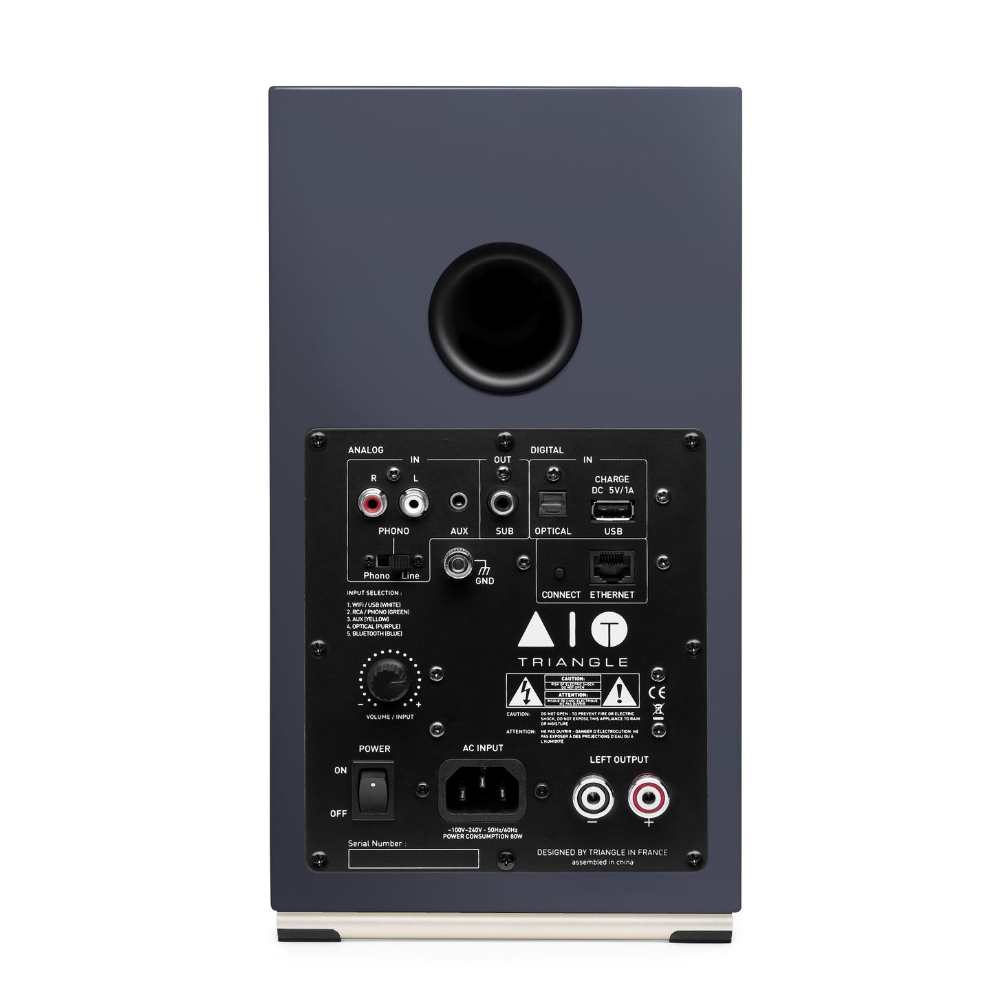 Triangle AIO TWIN Abyss Blue - rear connectors