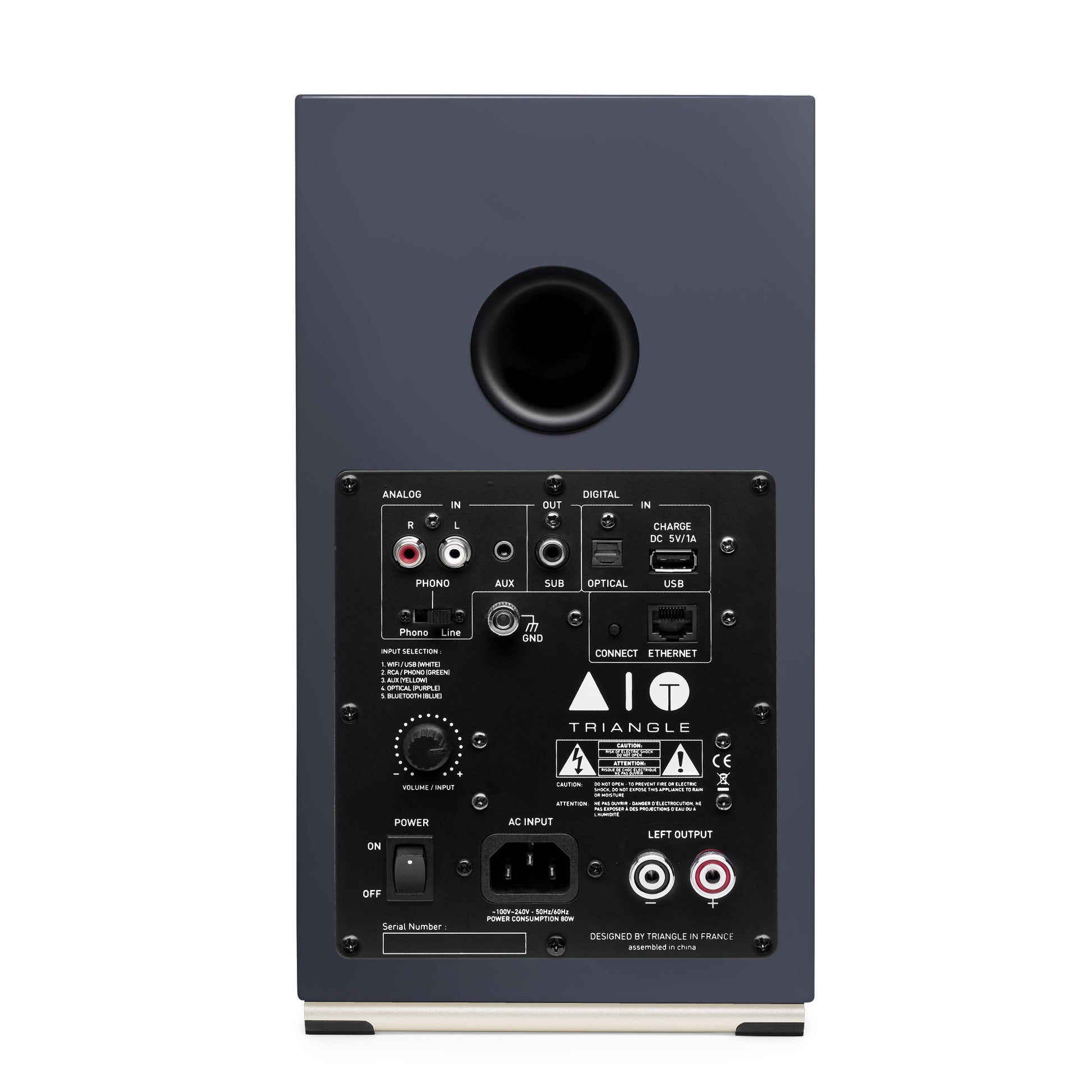 Triangle AIO TWIN Abyss Blue - rear connectors