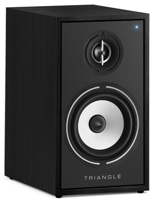 Triangle Borea BR02 Connect Black speaker, 3/4 angle, grille on
