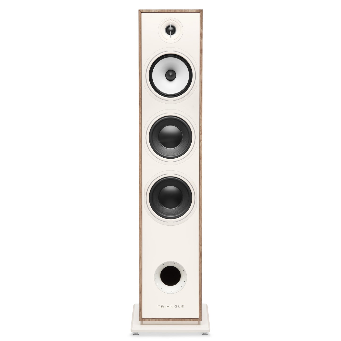 Triangle Borea BR08 Light Oak floorstanding speaker, front view