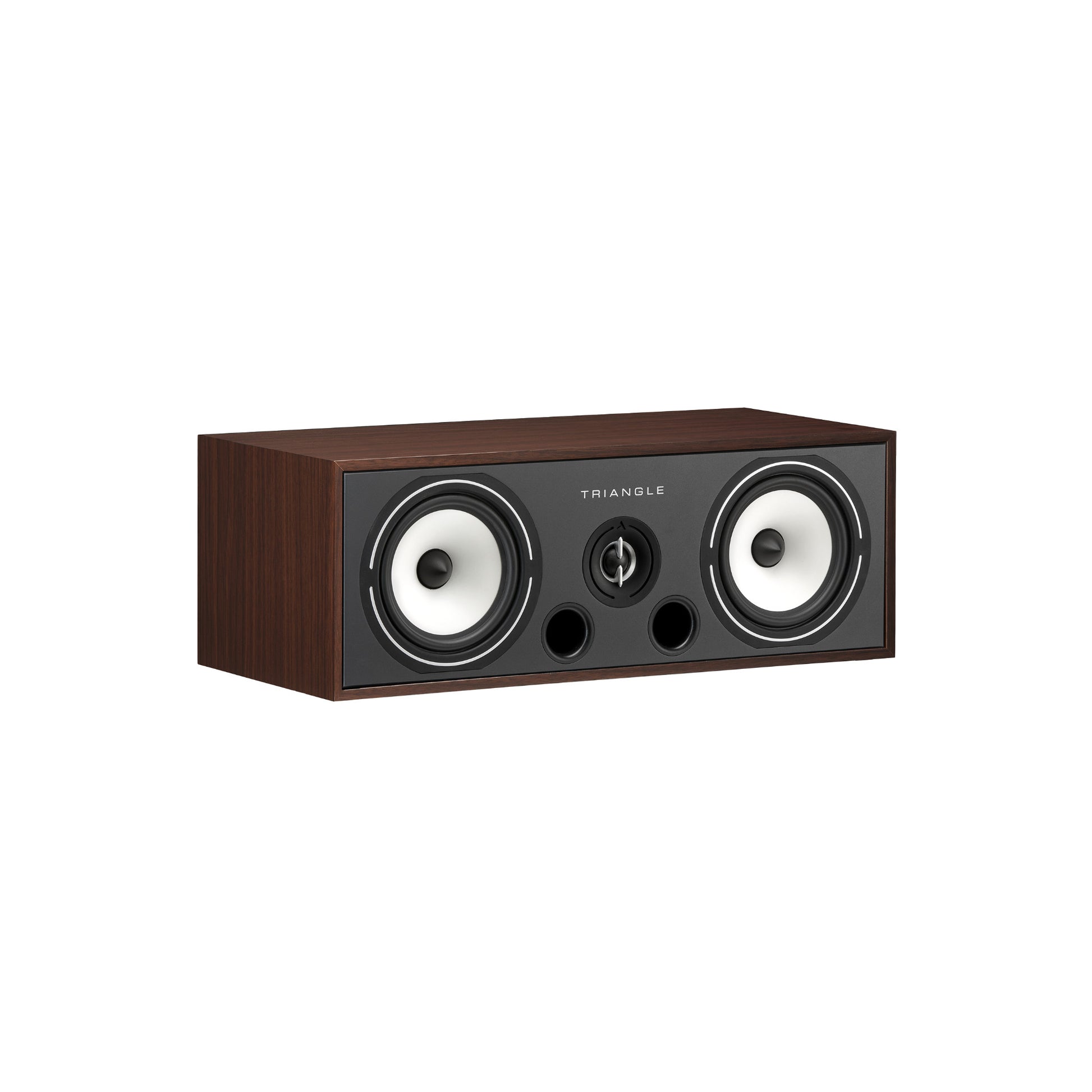 Triangle Borea BRC2 Walnut - front straight, grille off
