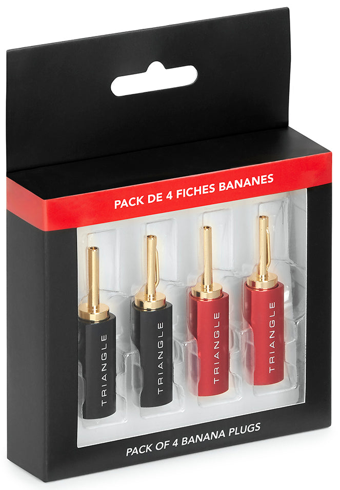 Triangle BP450 Banana Plug Connector Set 4 pcs