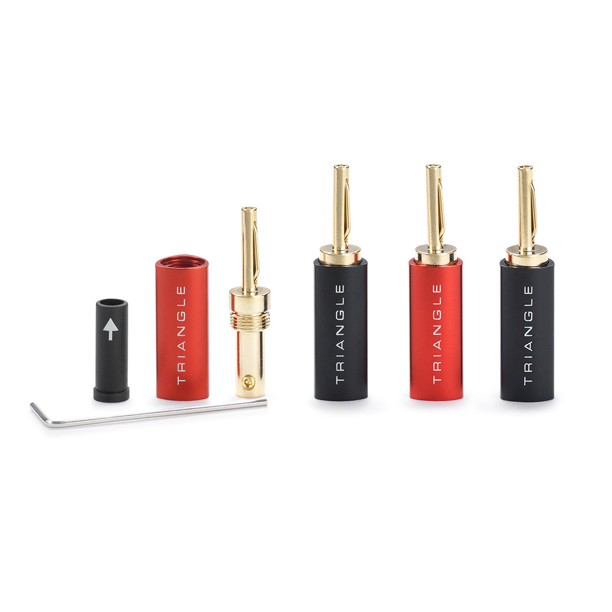 Triangle BP450 Banana Plug Connector Set 4 pcs