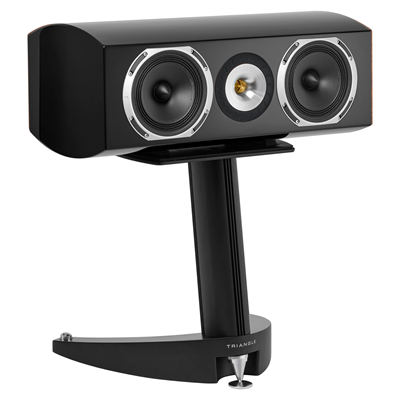 Triangle Magellan Voce 40th Space Black - front angle on stand