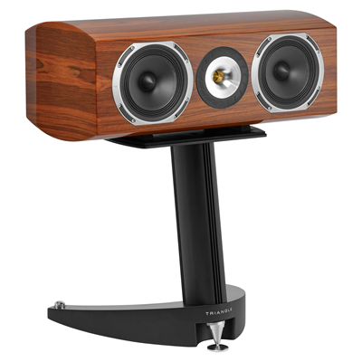 Triangle Magellan Voce 40th Golden Oak - front angle on stand